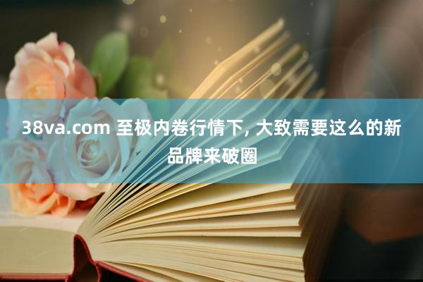 38va.com 至极内卷行情下， 大致需要这么的新品牌来破圈