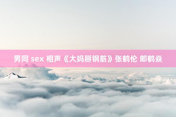 男同 sex 相声《大妈掰钢筋》张鹤伦 郎鹤焱