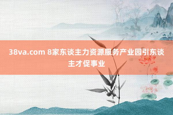 38va.com 8家东谈主力资源服务产业园引东谈主才促事业