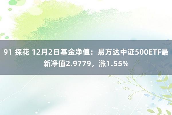 91 探花 12月2日基金净值：易方达中证500ETF最新净值2.9779，涨1.55%