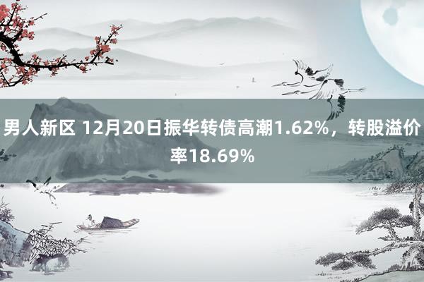 男人新区 12月20日振华转债高潮1.62%，转股溢价率18.69%